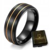 Pierścień obrączka z wolframu wolfring eu22 us10 - miniatura 1