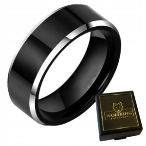 Obrączka pierścionek z wolframu wolfring eu19 us09 - miniatura 1