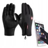 Rękawiczki sportowe -30c suwak unisex antypoślizg pianka dotykowe podszewka - miniatura 1