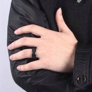 Obrączka pierścień z wolframu wolfring eu19 us09 - miniatura 5