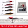 Zestaw woblerów na szczupaka sandacz okoń przynęty 56szt 2-8.5g 3-10cm - miniatura 9