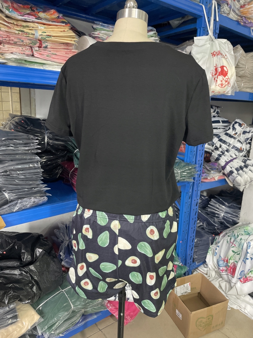 Piżama damska prezent na walentynki dla dziewczyny dwuczęściowa awokado xl - zdjęcie 5