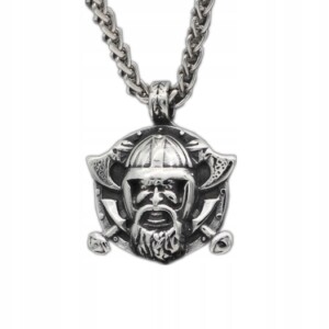 Naszyjnik wikingów nordic nordycki topory 458 - miniatura 1