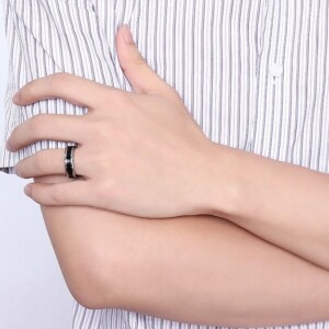 Obrączka pierścionek z wolframu wolfring eu19 us09 - miniatura 7