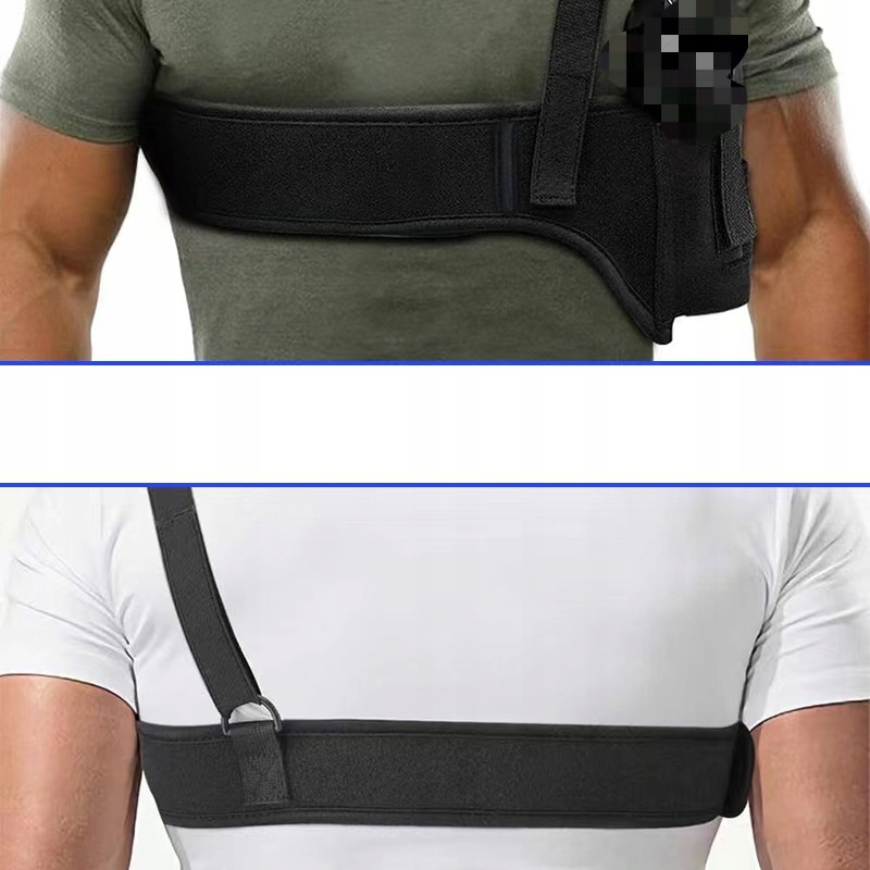 Kabura pistolet broń piersiowa naramienna pod ramię do ukrytego noszenia - obrazek 8