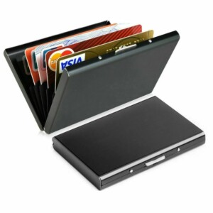 Etui na karty metalowe portfel na karty z blokadą rfid card holder