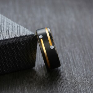 Obrączka pierścień z wolframu wolfring eu19 us09 - miniatura 11