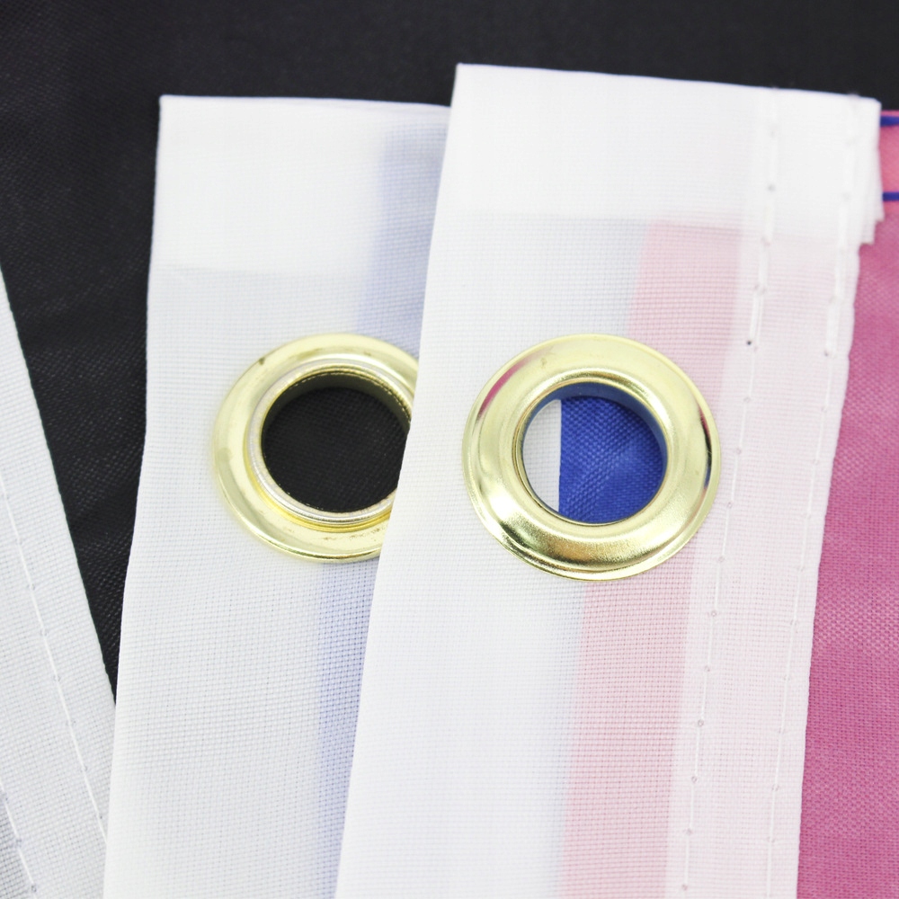 Flaga tęczowa lgbt duża 90x150cm genderfluid f4 - obrazek 7