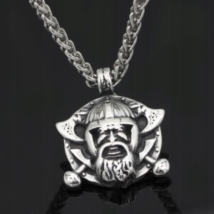 Naszyjnik wikingów nordic nordycki topory 458 - miniatura 3