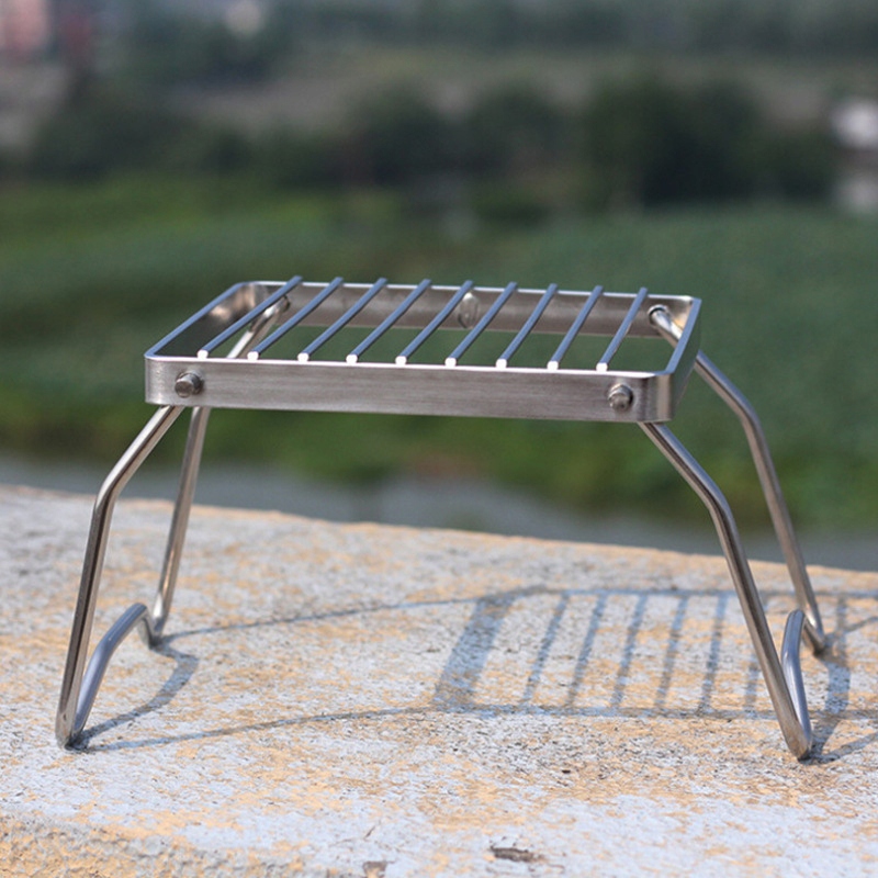 Podstawka pod kuchenkę turystyczną palnik ognisko na garnki do gotowania - obrazek 8