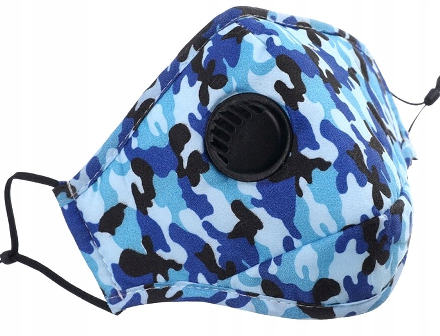 Komplet maska moro + 3x filtr hepa pm2.5 węgiel