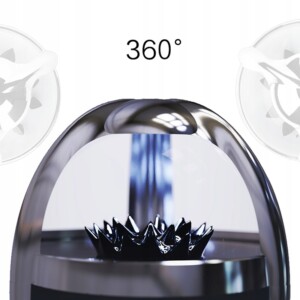 Głośnik bluetooth ferrofluid efekt wizualny magnetyczny bt5.0 +stojak - miniatura 7