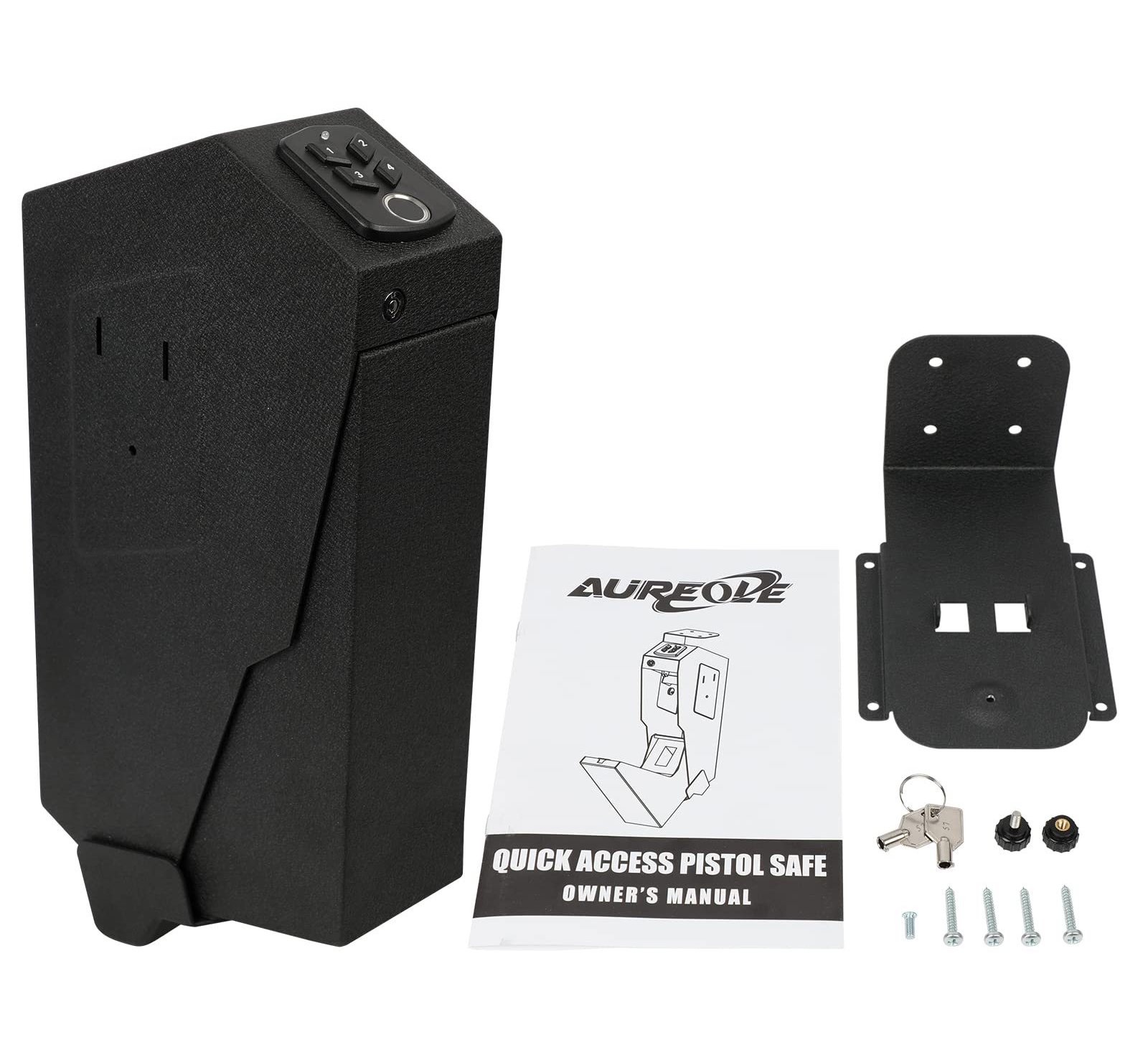 Sejf na pistolet biometryczny na kod kluczyk kantor jubiler szybki dostęp - obrazek 6