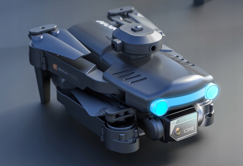 Dron z dwoma kamerami h8 pro gps 4k wifi 3 baterie 2km fpv etui na prezent - obrazek 10