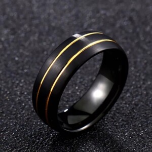 Pierścień obrączka z wolframu wolfring eu22 us10 - miniatura 3