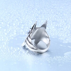 Pierścień sygnet obrączka anubis egipski 249 - miniatura 5