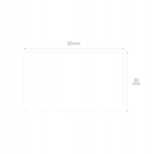 Niimbot etykiety naklejki do drukarki m2 białe prostokątne 50x30mm 225x - miniatura 3