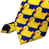 Szeroki krawat w kaczuszki kaczki standardowy himym wielokolorowy - miniatura 4