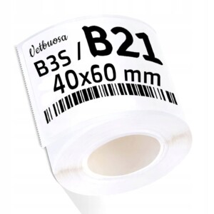 Niimbot b21 b3s etykiety naklejki 40*60mm 125szt