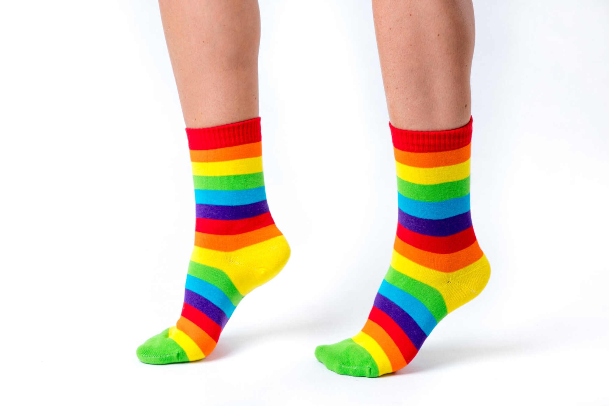 Skarpetki skarpety tęczowe lgbt tęcza unisex - zdjęcie 1