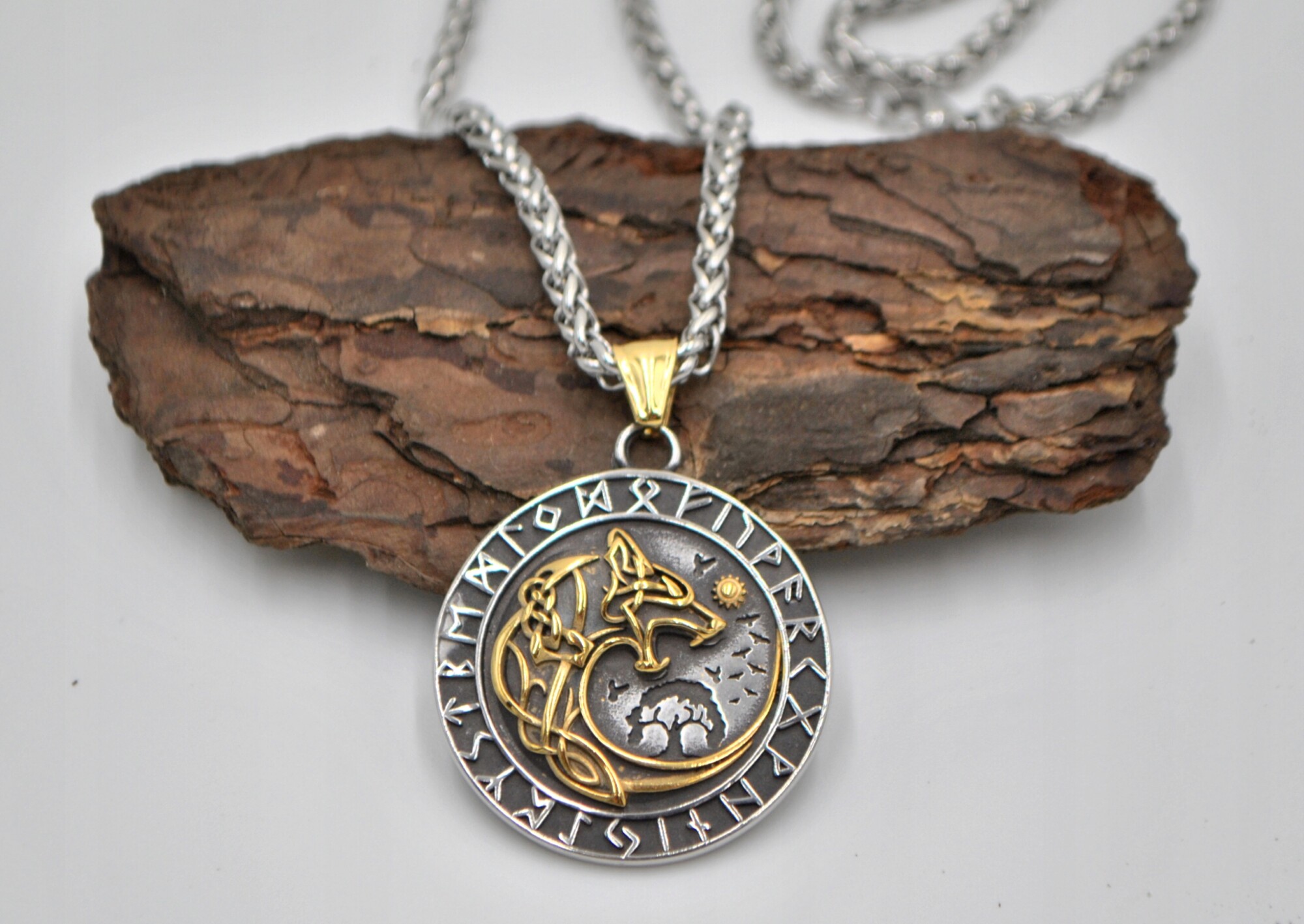 Naszyjnik wikingów aegishjalmur amulet wikinga 504 - obrazek 12