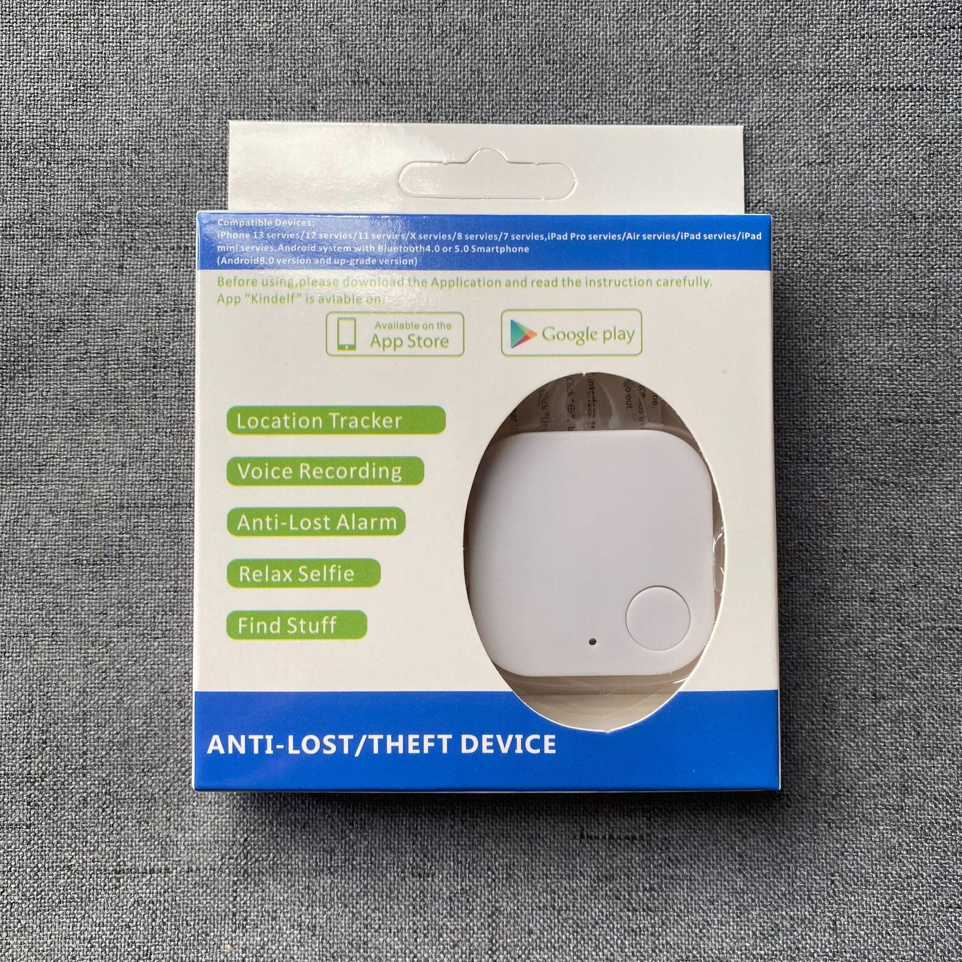 Lokalizator bluetooth kluczy dziecka przedmiotów telefon iphone biały - obrazek 7