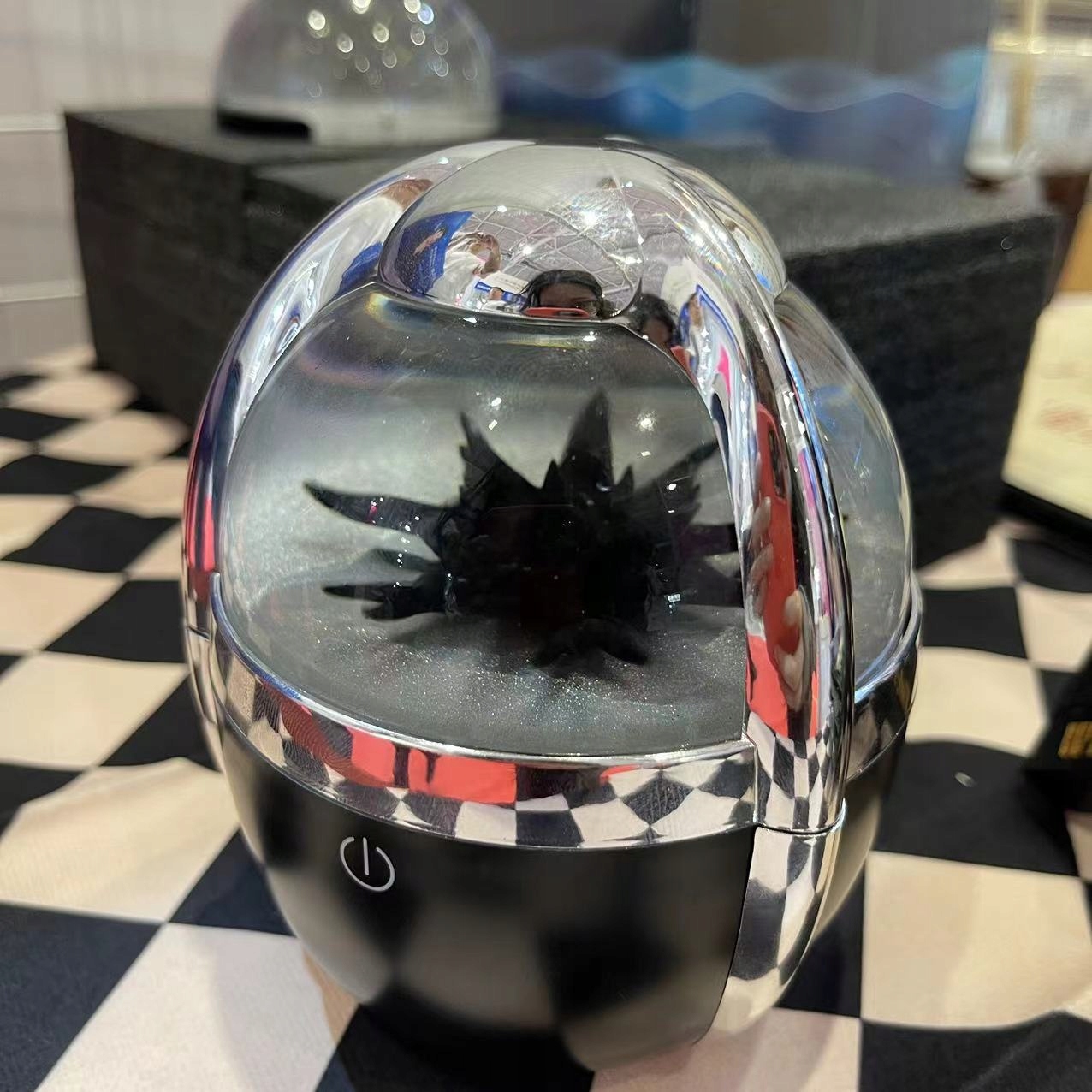 Głośnik bluetooth ferrofluid efekt wizualny magnetyczny bt5.0 +stojak - zdjęcie 11