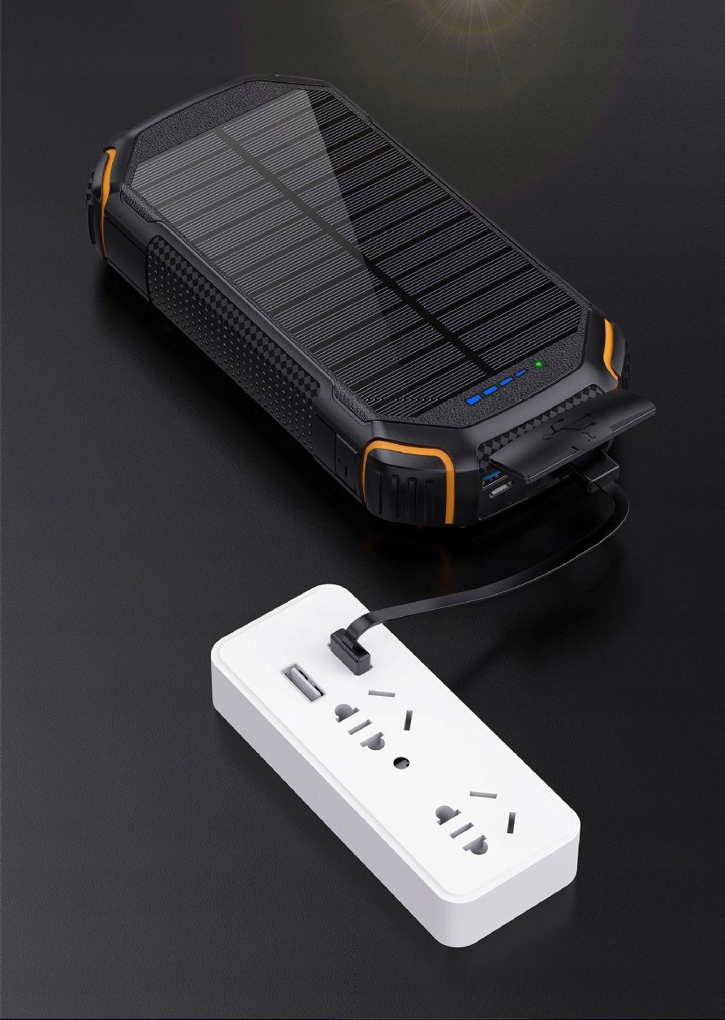 Power bank solarny 20000mah 22,5w panele słoneczne - obrazek 11