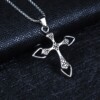 Naszyjnik srebrny łańcuszek stal krzyżyk 344 - miniatura 11