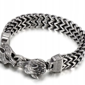 Bransoleta wikingów wilki nordycka amulet 316l 215