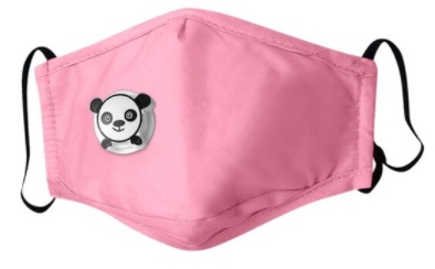 Dla dzieci maska panda różowa + 3x filtr pm 2.5