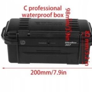 Pudełko skrzynka na amunicję wodoodporna abs taktyczna pianka 20x10x10cm - miniatura 11