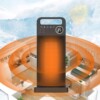 Grzejnik domowy obrotowy ceramiczny elektryczny termowentylator 2000w - miniatura 4