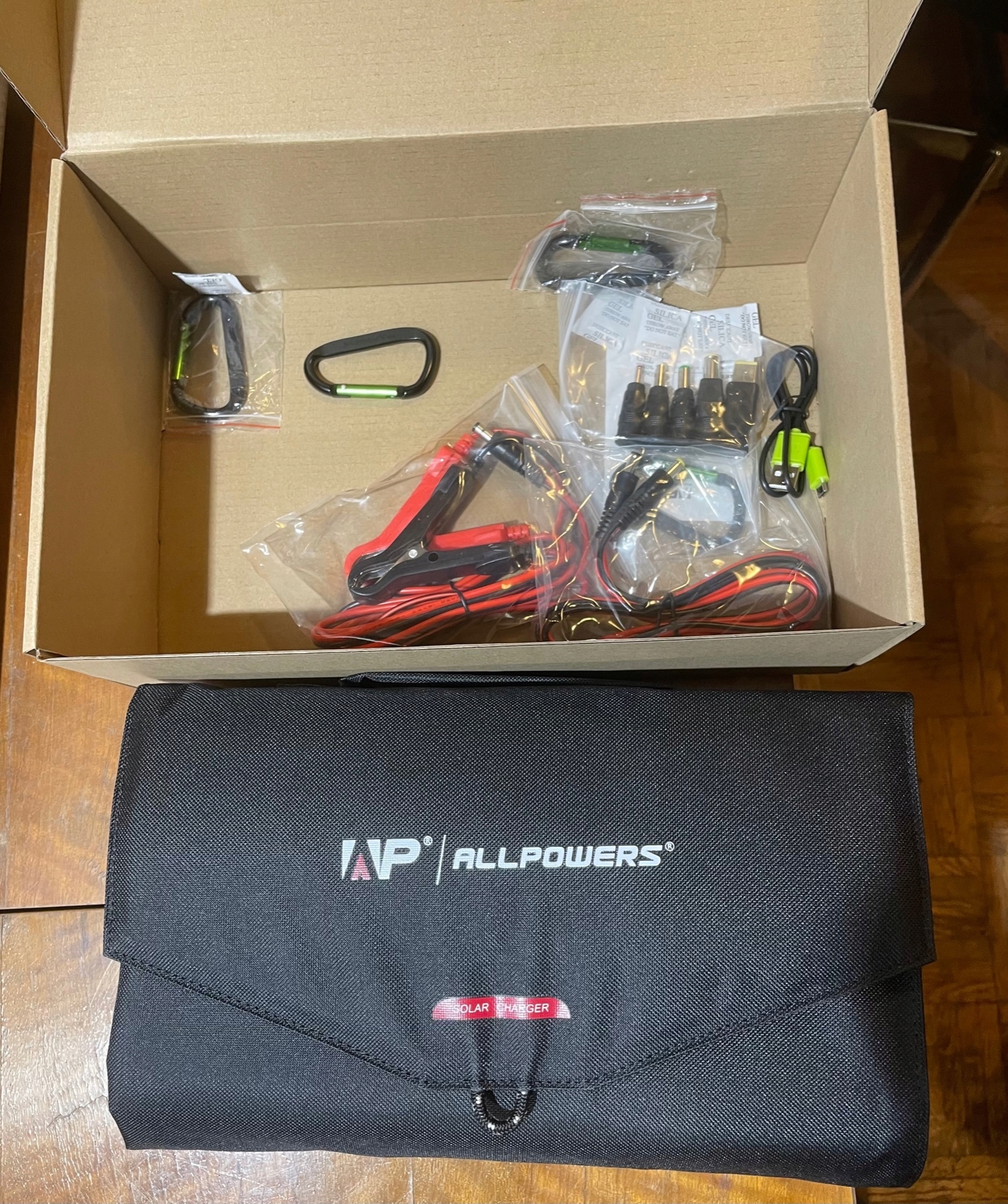 Panel solarny fotowoltaiczny allpowers 100w na camping do namiotu - obrazek 10