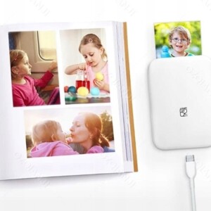 Zestaw przenośna drukarka kolorowa laserowa mobilna do zdjęć bt papier - miniatura 9
