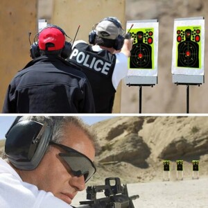 Tarcze strzeleckie rozpryskowe samoprzylepne splatter zaklejki 37x24cm 10x - miniatura 14