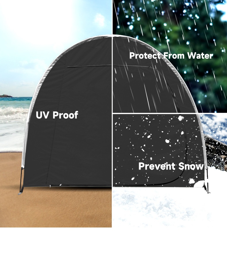 Namiot rowerowy całoroczny wodoodporny ogrodowy schowek na rower xxl - zdjęcie 9