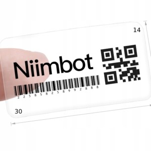 Niimbot naklejki do b18 n1 14*30mm 205x transparentne