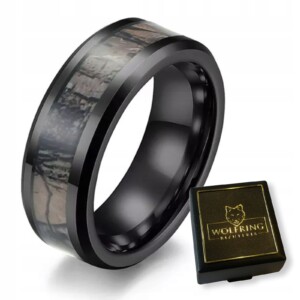 Pierścień obrączka z wolframu wolfring eu25 us11 - miniatura 1