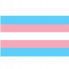 Flaga tęczowa lgbt duża 90x150cm traspłciowość f3 - miniatura 2