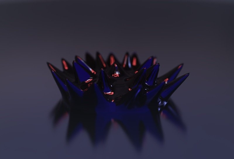 Głośnik bluetooth ferrofluid efekt wizualny magnetyczny bt5.0 +stojak - zdjęcie 5