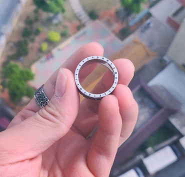 Pierścień sygnet wikingów nordycki amulet runa 467 - obrazek 6