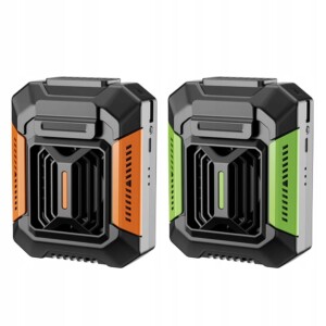 Wiatrak mobilny turystyczny usb wentylator kemping sportowy na pasek upał - miniatura 3