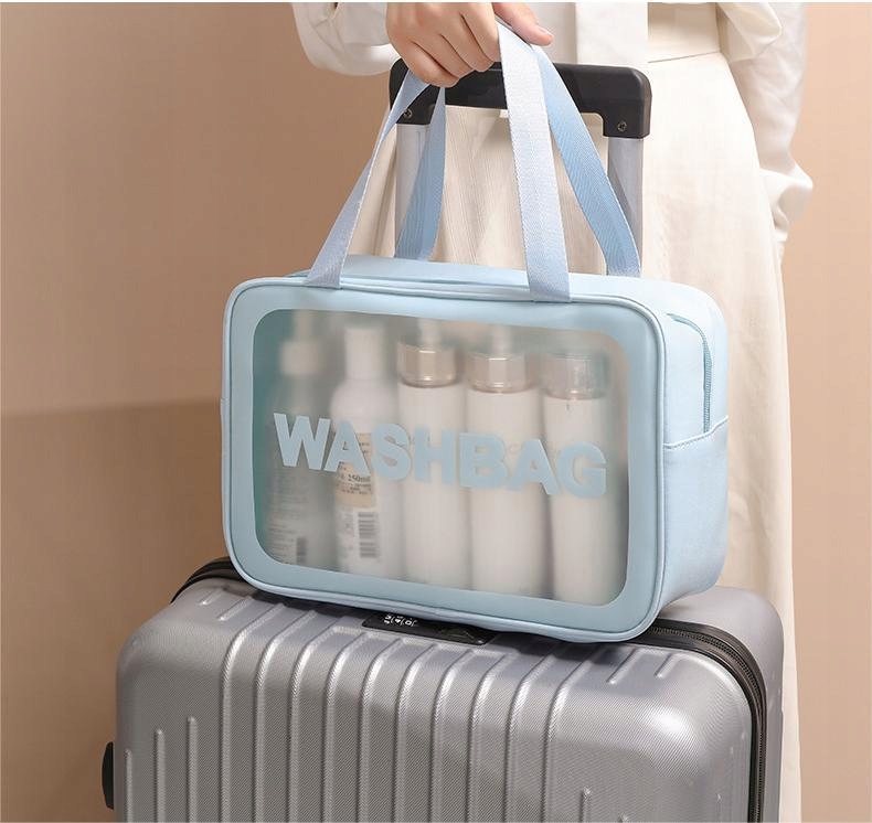 Kosmetyczka przezroczysta wodoodporna organizer xl - zdjęcie 5