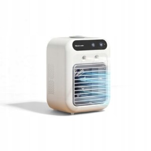 Mini klimatyzer wentylator nawilżacz 500ml powietrza 3w1 chłodzenie cichy - miniatura 2