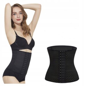 Gorset wyszczuplający modelujący czarny wyszczuplający talię brzuch roz.l - miniatura 11