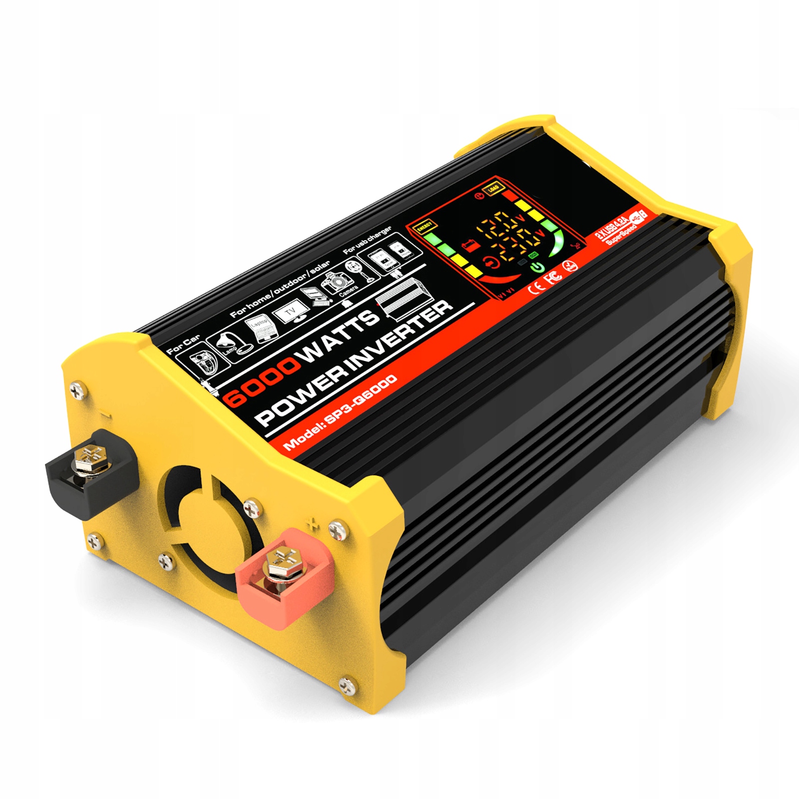 Zestaw solar falownik panel przetwornica 6000w 220 - obrazek 5