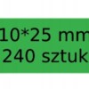 Niimbot etykiety naklejki zielone 10*25mm 240szt - miniatura 1