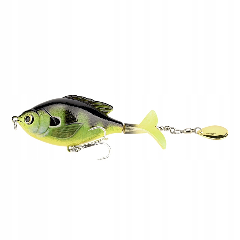 Wobler przynęta wędkarska szczupak sum okoń ogon + błystka 9.5cm 16.8g - zdjęcie 1