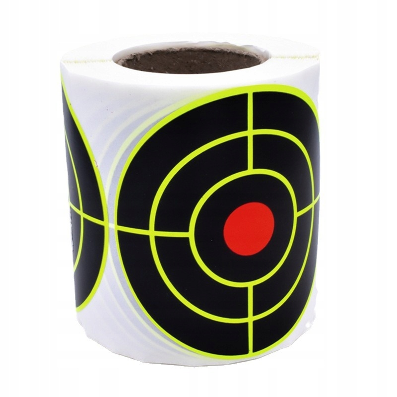 Tarcze srzeleckie naklejki samoprzylepne rozpryskowe splatter 7.62cm 200szt - obrazek 2